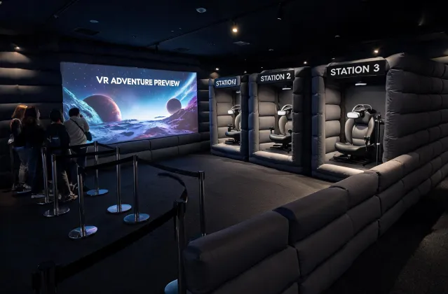 VR attraction zone concept