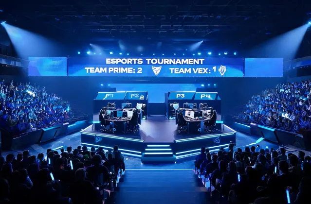Tournament esports concept