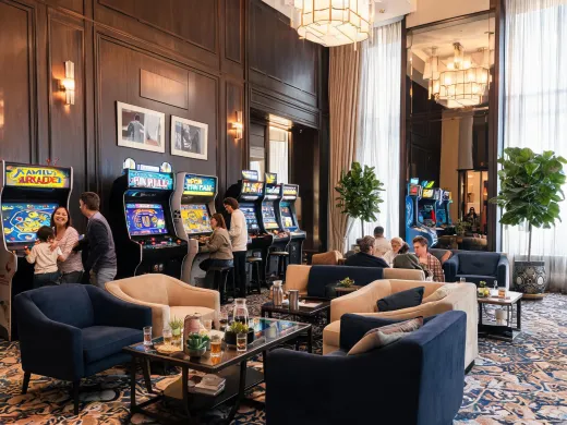 Hotel resort game room
