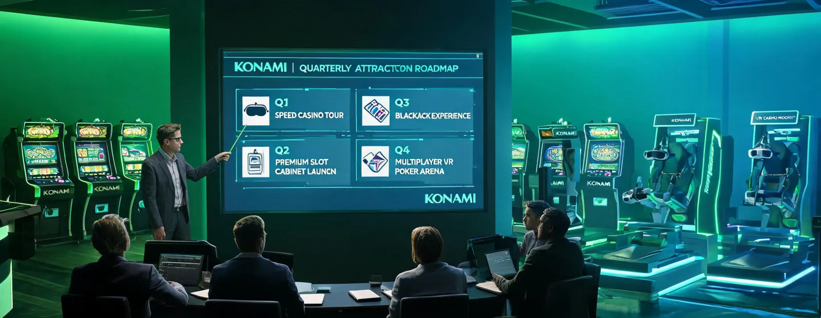 Konami immersive service planning